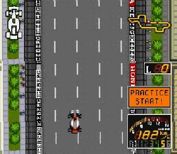 F-1 Grand Prix (Japan) screen shot game playing